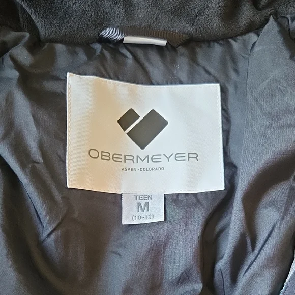 Obermeyer Black and Gray Jacket - Picture 2 of 7